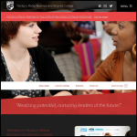 Screen shot of the Norbury Manor Business & Enterprise College for Girls website.