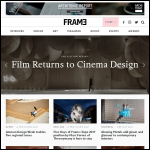 Screen shot of the Fram3 Ltd website.