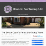 Screen shot of the Rd Surfacing Ltd website.