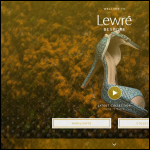 Screen shot of the Lewre London Ltd website.