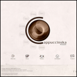 Screen shot of the Cappuccinska Ltd website.