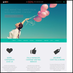 Screen shot of the Custom Copywriting Ltd website.