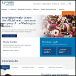 Screen shot of the Innovation Health Care Ltd website.