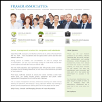 Screen shot of the At Fraser Associates Ltd website.