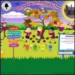 Screen shot of the Graveney Primary School website.