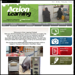 Screen shot of the Action Learning Centres Ltd website.