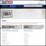 Screen shot of the Tool-parts Ltd website.