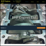 Screen shot of the Bhp Engines Ltd website.