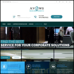 Screen shot of the Avows Consulting Ltd website.