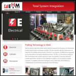 Screen shot of the Ehm Building Solutions Ltd website.