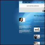Screen shot of the Hcp Staffing Services Ltd website.