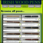 Screen shot of the Allwood Pen website.