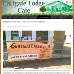 Screen shot of the Cartgate Lodge Ltd website.