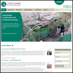 Screen shot of the Learn to Live: Self Direction Ltd website.