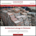 Screen shot of the Chichester Architectural Salvage Ltd website.