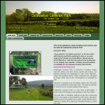 Screen shot of the Doldowlod Caravan Park Ltd website.