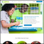 Screen shot of the Zoona Ltd website.