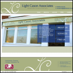 Screen shot of the Light Cason Associates Ltd website.