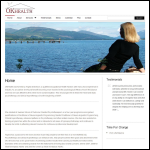 Screen shot of the Okhealth Ltd website.