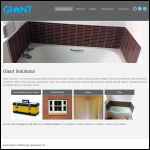 Screen shot of the Gian Solutions Ltd website.