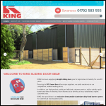 Screen shot of the King Sliding Door Gear Ltd website.