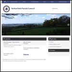 Screen shot of the Rotherfield Village Pre-school website.