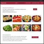 Screen shot of the Sushi Man Ltd website.