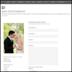 Screen shot of the Smh Photography Ltd website.