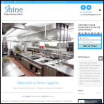 Screen shot of the Shine on Hygiene Ltd website.