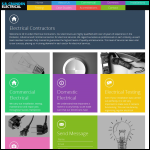 Screen shot of the S R Crunden Electrical Contractors Ltd website.