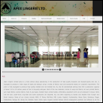Screen shot of the Apex Brands Ltd website.