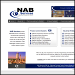 Screen shot of the Nab Services (UK) Ltd website.