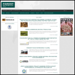Screen shot of the Forest Bioenergy Ltd website.