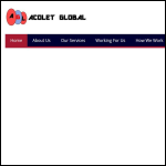 Screen shot of the Acolet Global Ltd website.