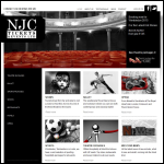 Screen shot of the Njc Tickets & Events Ltd website.