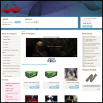 Screen shot of the Demon Paintball Uk Ltd website.