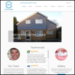 Screen shot of the Hartley Dental Practice Ltd website.