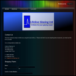 Screen shot of the Lifeline Glazing Ltd website.