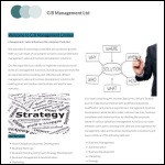 Screen shot of the Gb Management Ltd website.