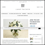 Screen shot of the The Jane Packer Foundation website.