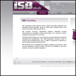 Screen shot of the Isb Consulting Ltd website.