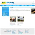 Screen shot of the Railforce Safety Suppliers Ltd website.