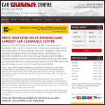 Screen shot of the A1 Cars (Birmingham) Ltd website.
