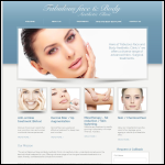 Screen shot of the Fabulous Face & Body Ltd website.