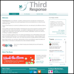 Screen shot of the Third Response Ltd website.