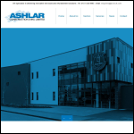 Screen shot of the Ashlar Construction (Nw) Ltd website.
