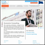 Screen shot of the Icgk International Consulting Group Kapur Ltd website.