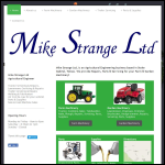 Screen shot of the Mike Strange Ltd website.
