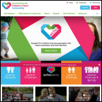 Screen shot of the Evelina Children's Heart Organisation Ltd website.