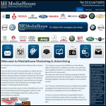 Screen shot of the Mediahouse Marketing & Advertising Ltd website.
